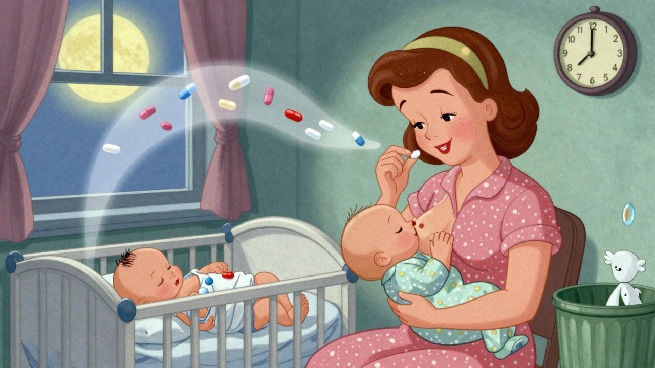 How to Time Medication Doses to Reduce Infant Exposure During Breastfeeding