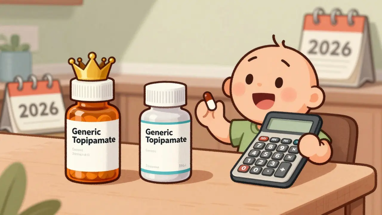 Character comparing expensive brand vs cheap generic pills