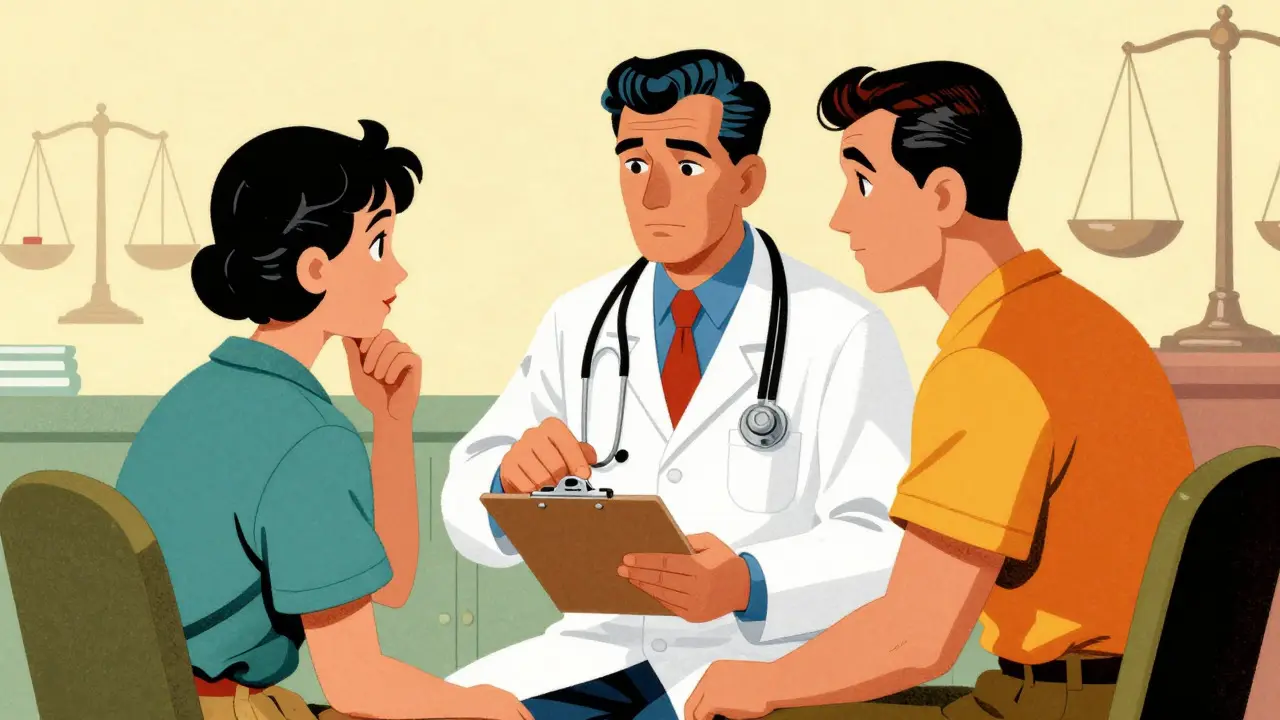 Doctor advising patient about herbal supplement interactions